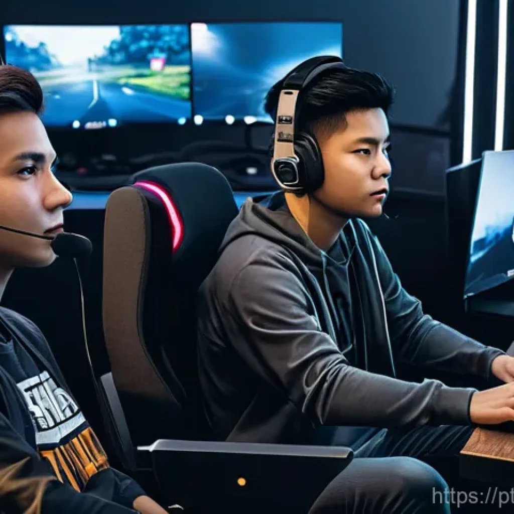 배틀그라운드 대회 참가 방법 - **Prompt 1: Aspiring PUBG Champions in Training** A diverse group of four young adult gamers, ma...