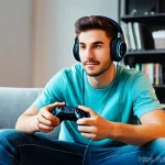 Home 22 배틀그라운드 Xbox 최적화 설정 - **Prompt 1: The Optimized Gaming Hub** "A vibrant, high-definition image of an organized and mod...